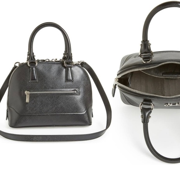 Mini Darina Salvatore Ferragamo Dome Satchel Black EUC - Picture 2 of 3